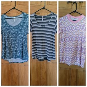 Lularoe tops 2 classic T  - pink 1 is a Liv BNWT
